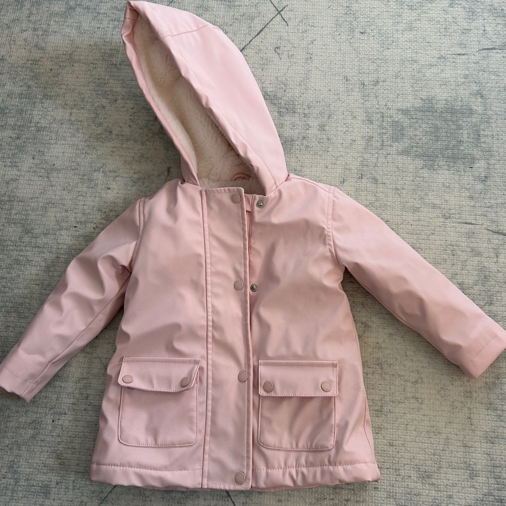 Mon caramel lined jacket 12-18 months